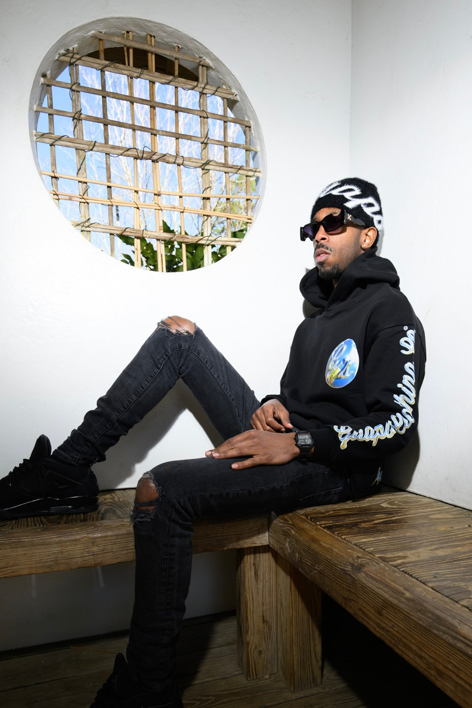 G’s Hoodie Platinum Collection - “Earth” (Black)