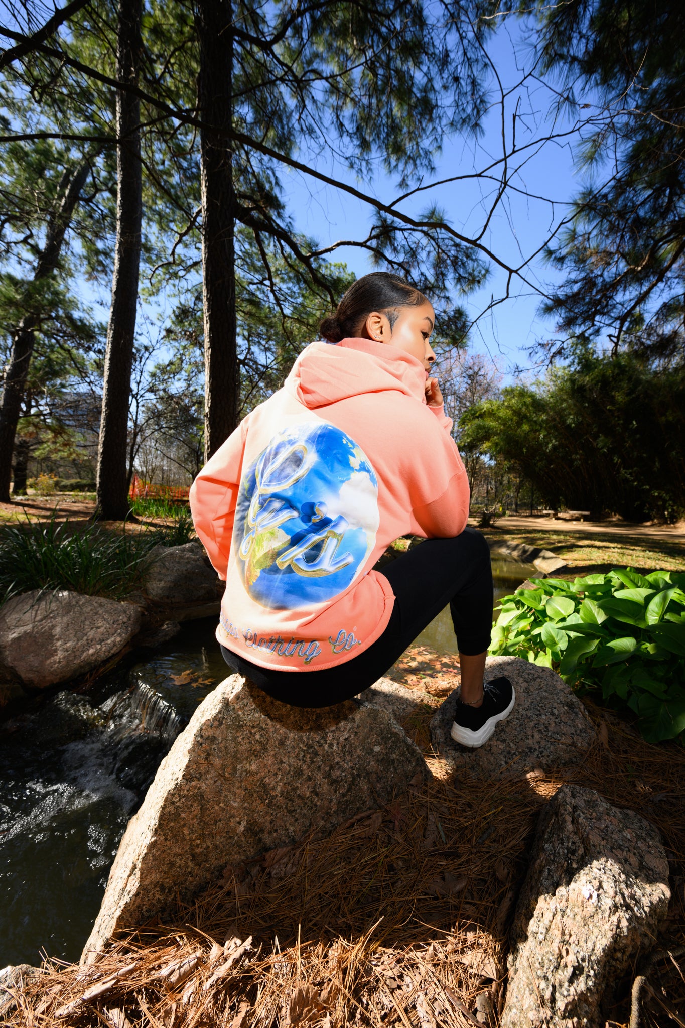 G’s Hoodie
Platinum Collection - “Earth” (Sunset Coral)