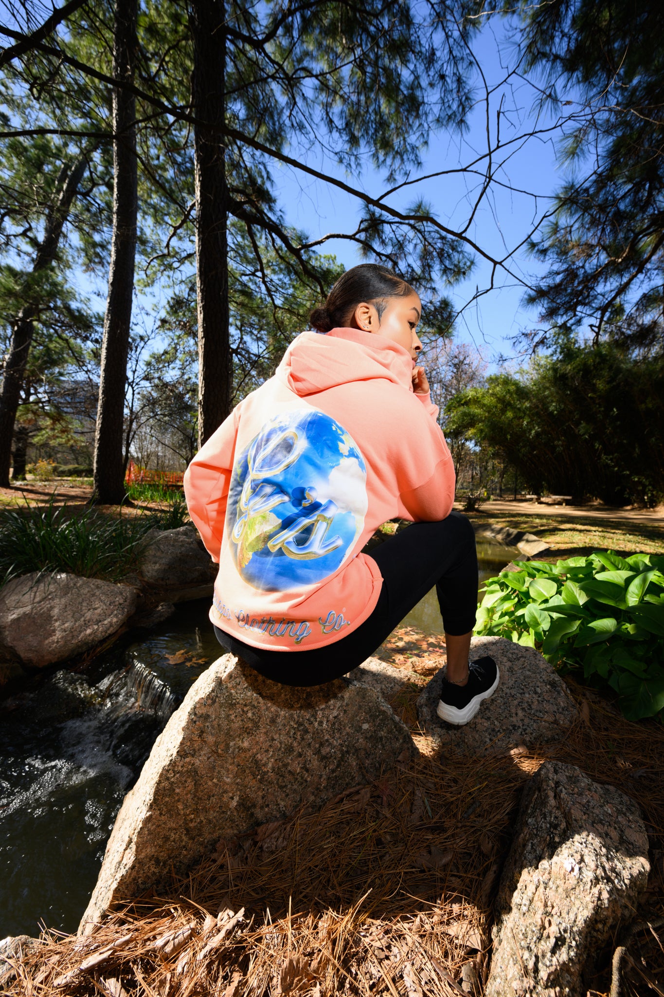 G’s Hoodie 
Platinum Collection - “Earth” (Sunset Coral)